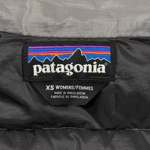 Patagonia Down Sweater Puffer‎ Jacket Womens XS Gray Lightweight Warm